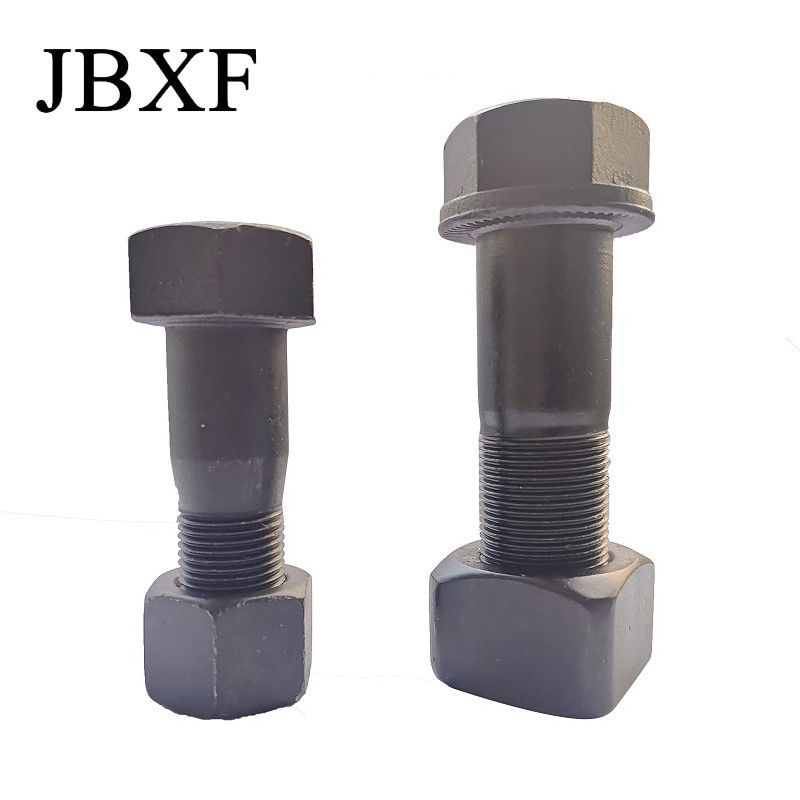 JBXF12.9 Excavator And Bulldozer Sprocket Segment Bolt Nut Hexagon Track Bolt And Nut