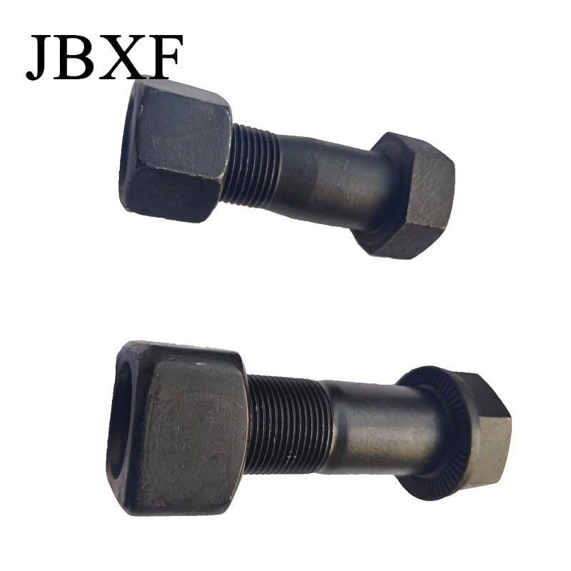 Hexagon Head excavator track pad bolts Black Oxide Size M12-M30