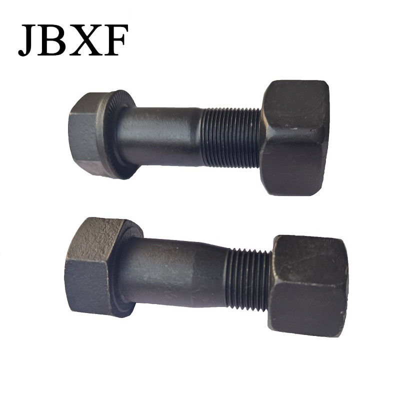 Volvo Komatsu Caterpillar XCMG Compatible Track Shoe Bolts For Excavator / Bulldozer Undercarriage