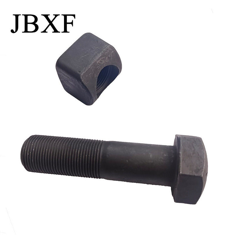 Excavator  High Tension Track Bolts And Nuts Hexagonal Fine Buckle Screw Chain Plate Fasteners