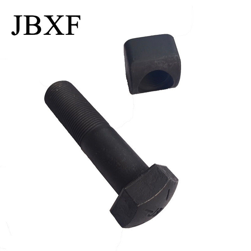 12.9 Grade 40Cr Track Bolt And Nut 9W3361 & 9W3619 Excavator Track Shoe Bolts And Nuts M20 For E320