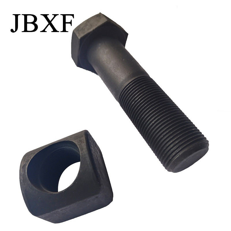 E374 40Cr Track Shoe Bolt And Nuts For Excavator Track Link Chain  For Cat