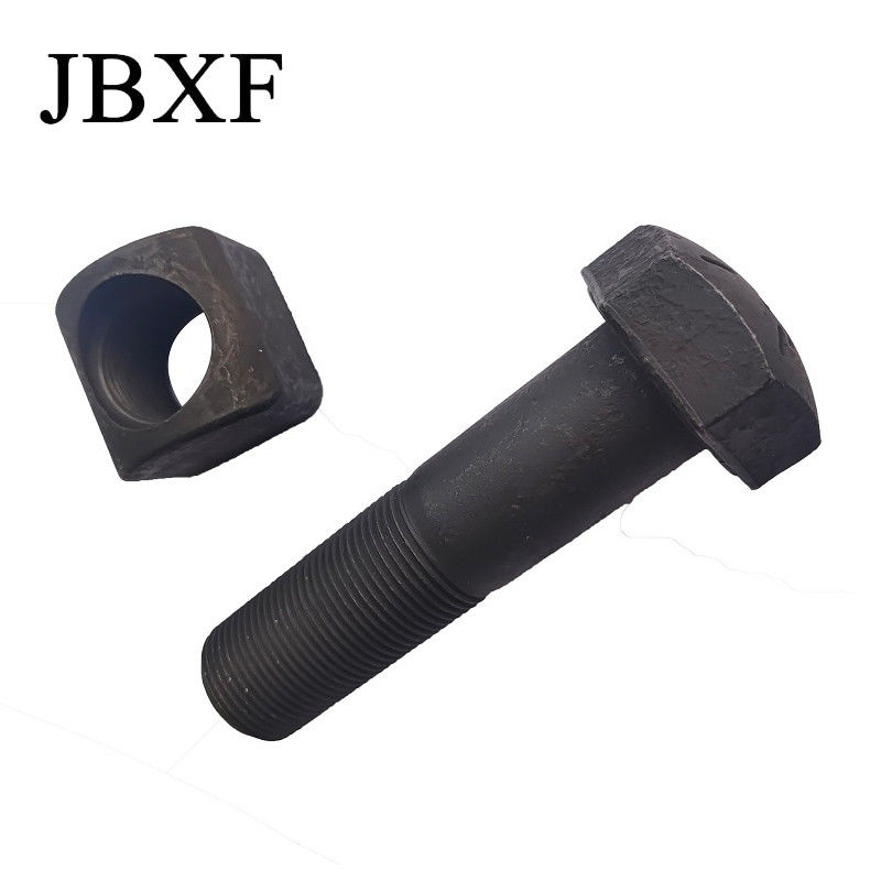 Excavator 12.9 Hex 40cr Material Hard  Track Shoe Bolts Excavator Track Pad Bolt