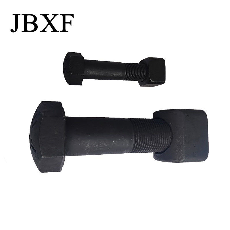 12.9 Grade 40Cr Track Bolt And Nut 9W3361 9W3619 CAT Excavator Track Shoe Bolts And Nuts M20 For Caterpillar