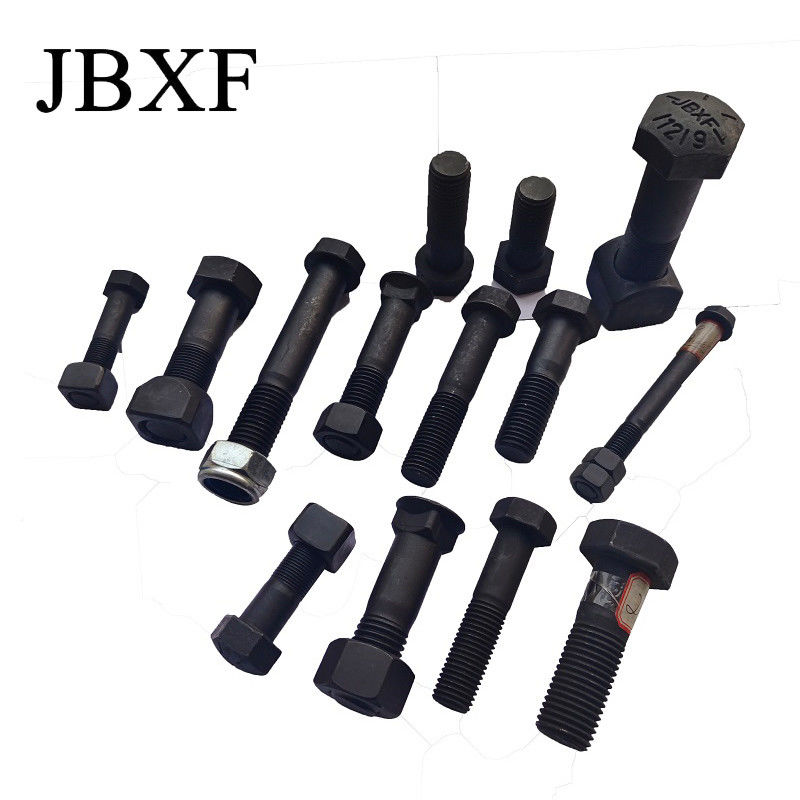 M12/14/16/20 Excavator Steel Bolts And Nuts For Track Shoe Track Roller Sprocket And Segment