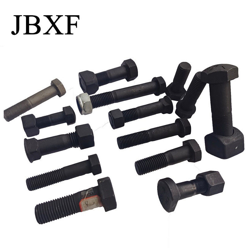 Track Link Screw Pc200 Pc300 Pc400 Grade 12.9 Bucket Tooth Bolt And Nut For Excavator