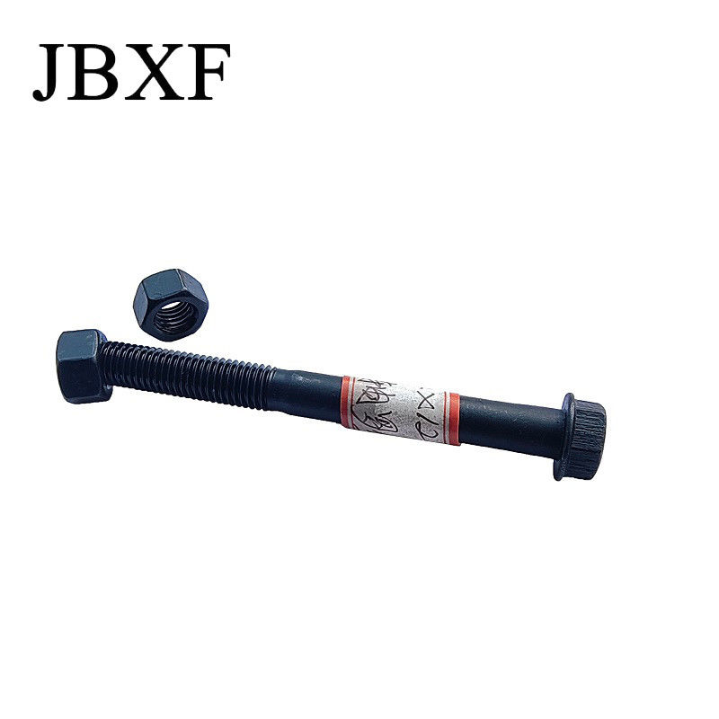 20*220 High Strength Bolts Nuts Screws Bucket Pin Bolts Nuts For Excavator 10.9 Grade Black