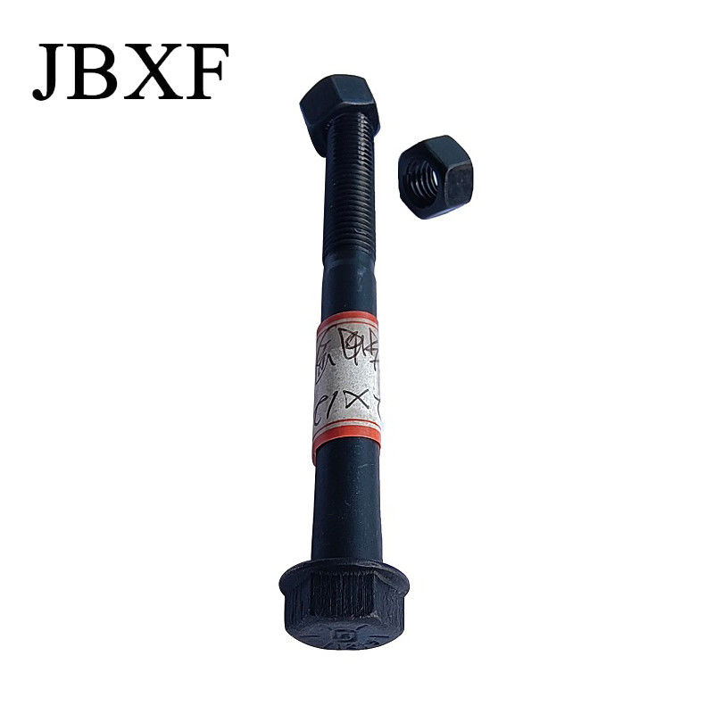 20*220 High Strength Bolts Nuts Screws Bucket Pin Bolts Nuts For Excavator 10.9 Grade Black