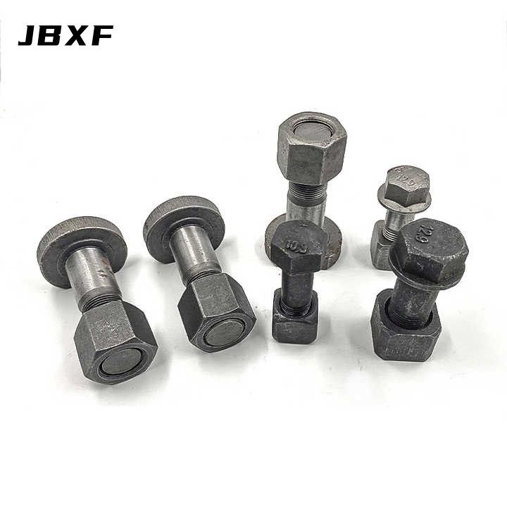 12.9 Alloy Steel M20X100 Anti-Break Track Shoe Bolts For CAT336 / Hyundai R290