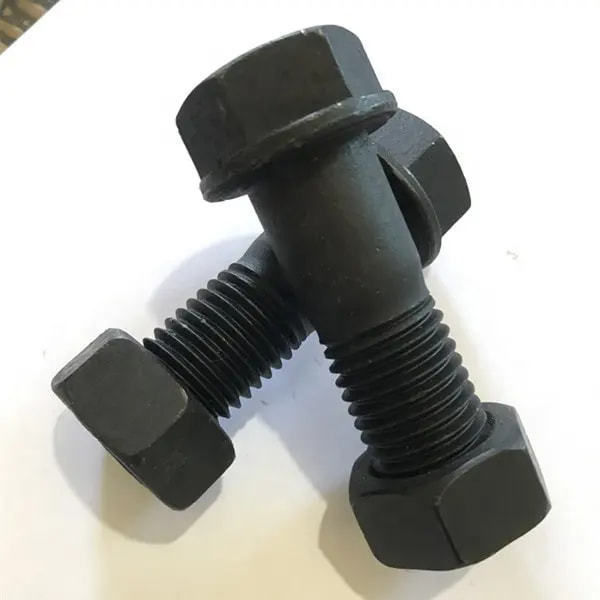 ভারী দায়িত্ব ট্র্যাক বোল্ট বাদাম M20x80mm হুন্ডাই R220 R290 Excavator Undercarriage ক্ষয় প্রতিরোধের