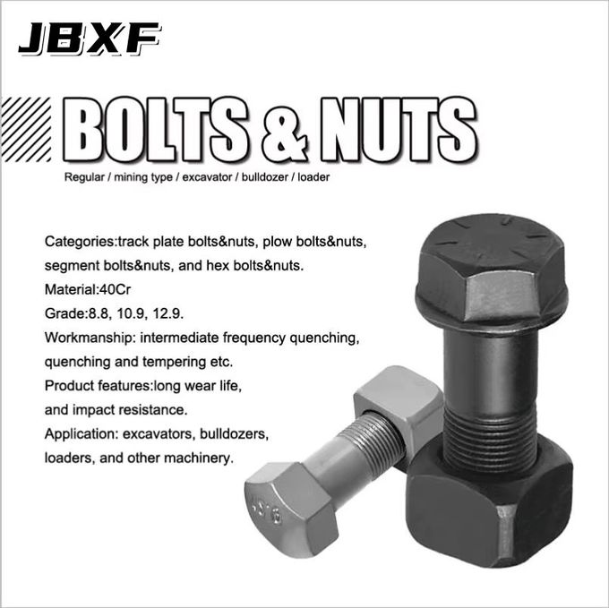 M16×90 Excavator Track Roller Bolt installation diagram